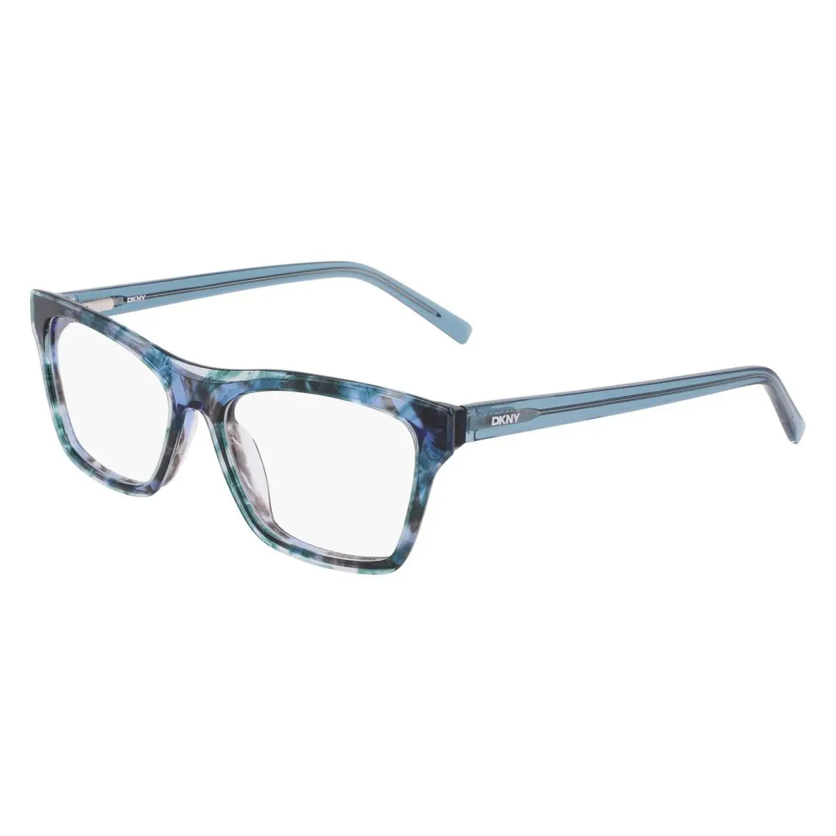 Dkny DK 5076 Blue/smoke Horn 019 Size 53 Eyeglasses