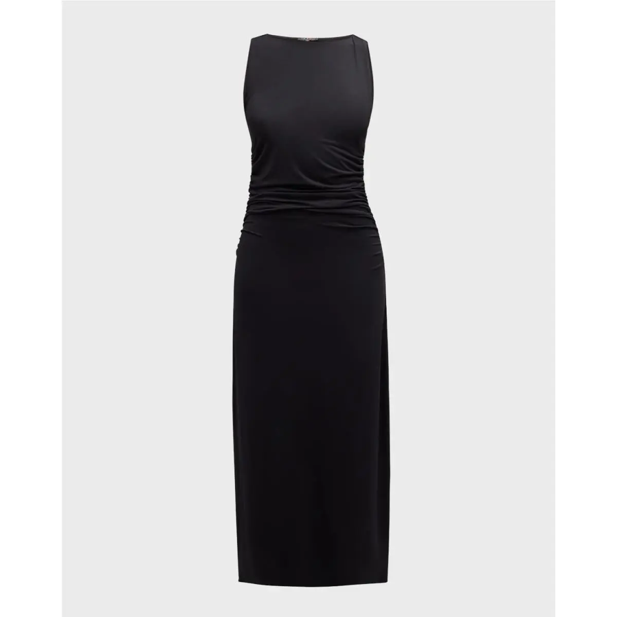 Rag Bone Luca Shirred Midi Dress Orig. W/tax Size-medium Black