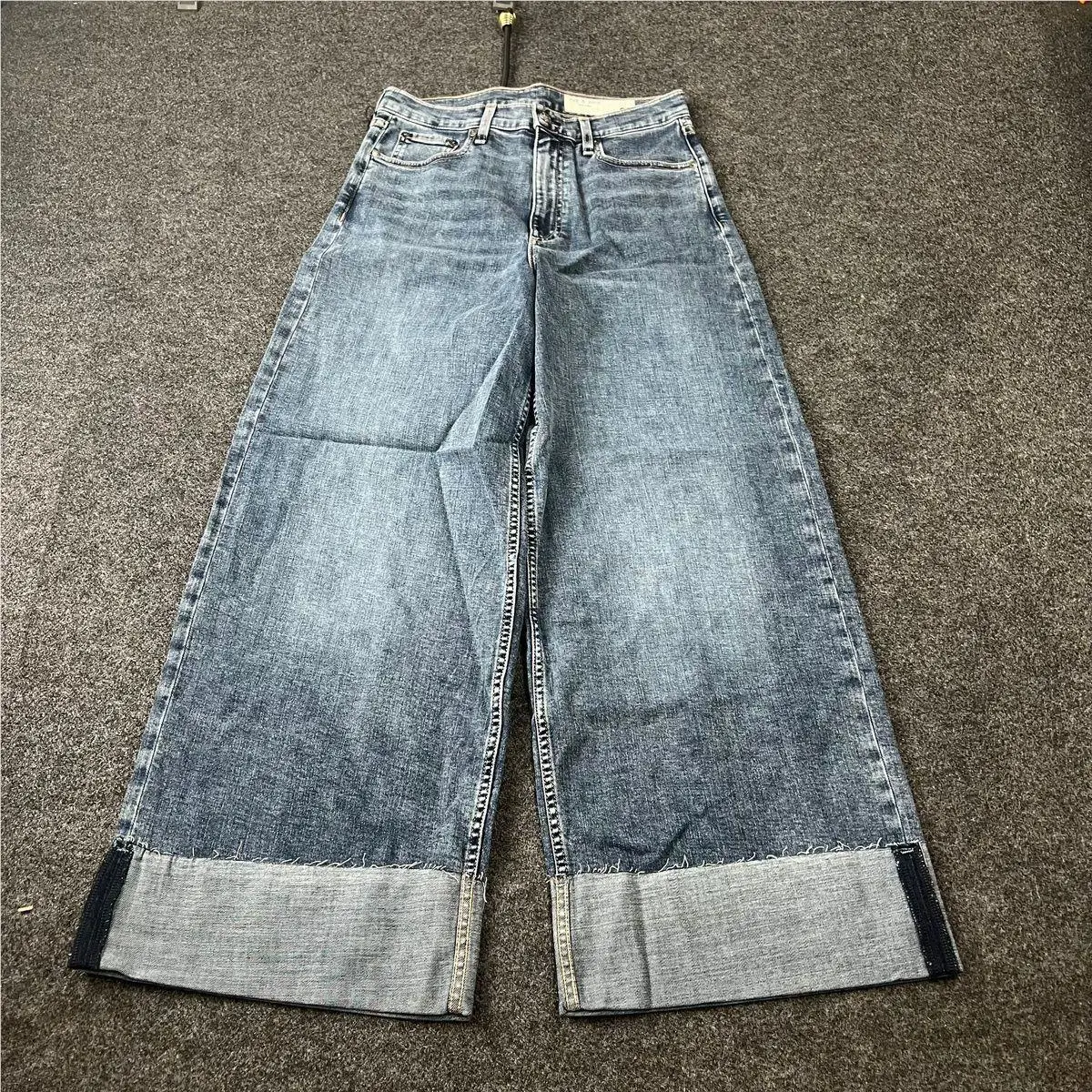 Rag Bone Sofie High Rise Wide Leg Jeans Women`s Size 29 Leland