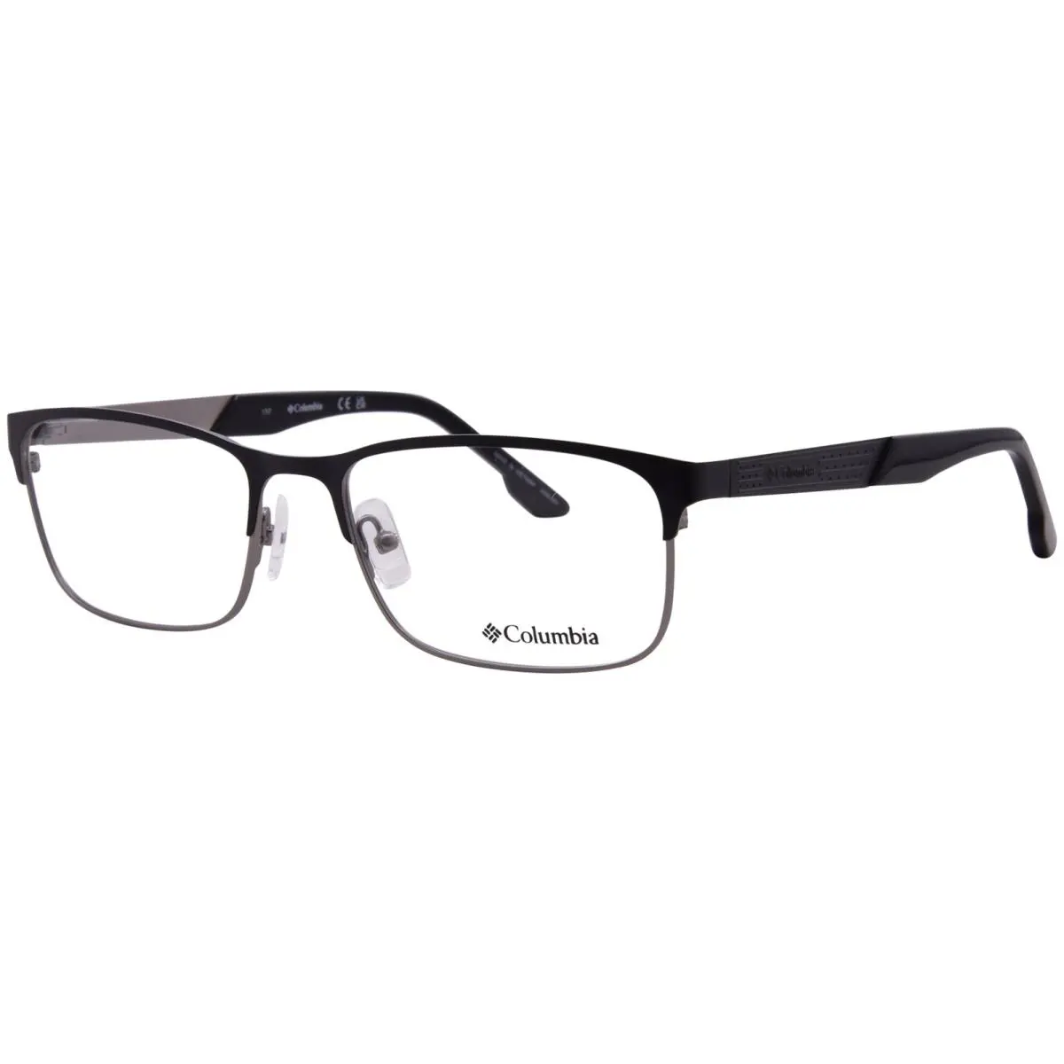 Columbia C3059 002 Eyeglasses Men`s Satin Black Full Rim Rectangle Shape 57mm