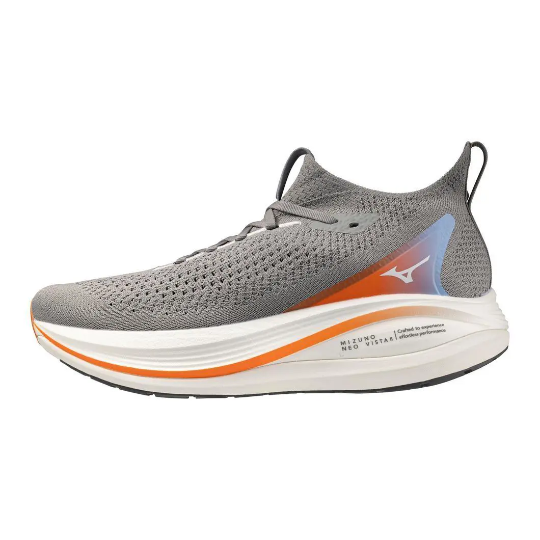 Mizuno Men`s Neo Vista 2 Running Shoes Ultimate Grey-white 411539-UG00 - ULTIMATE GREY-WHITE