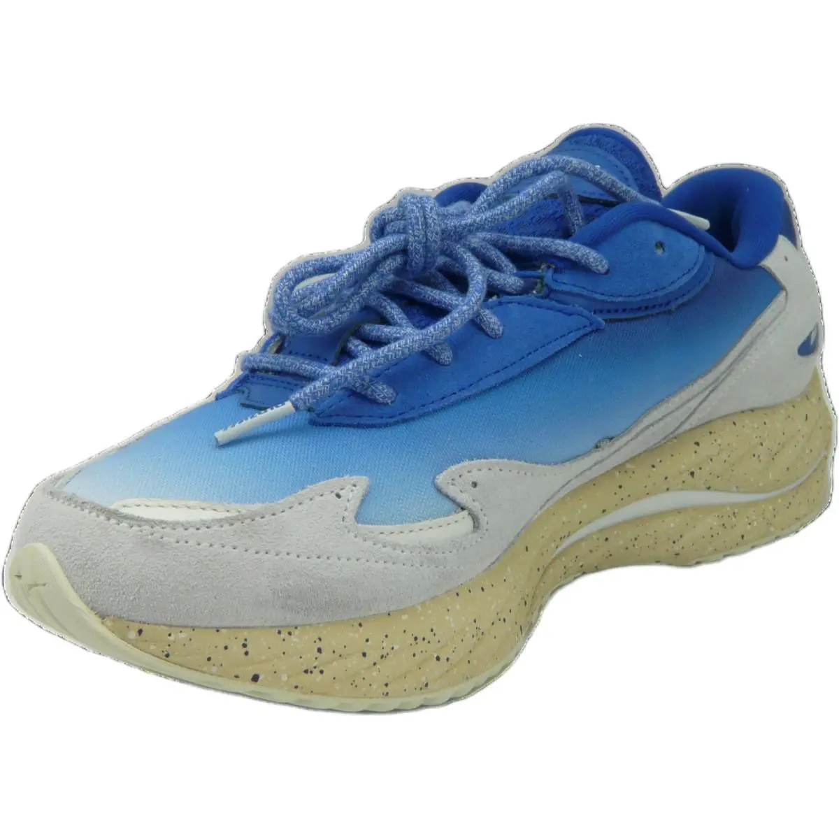 Mizuno Wave Rider Beta Hiroshi Nagai D1GA241001 Men`s Blue White Sand Beige US 9 - Blue
