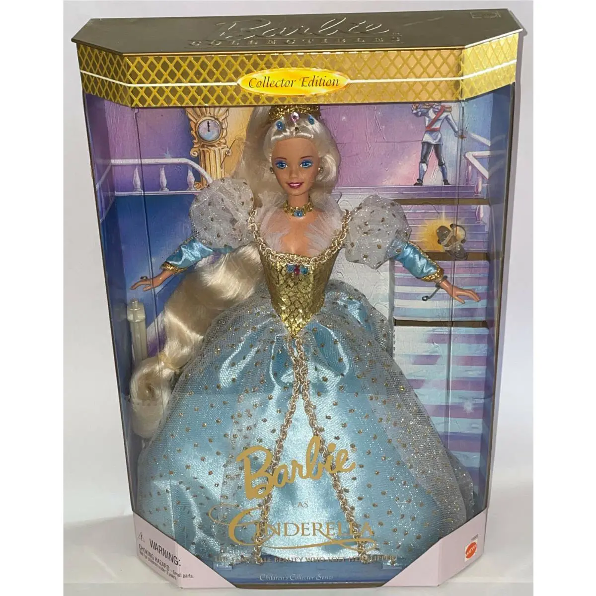 1997 Barbie Doll as Cinderella Children Collector Series 16900 Mattel Disney