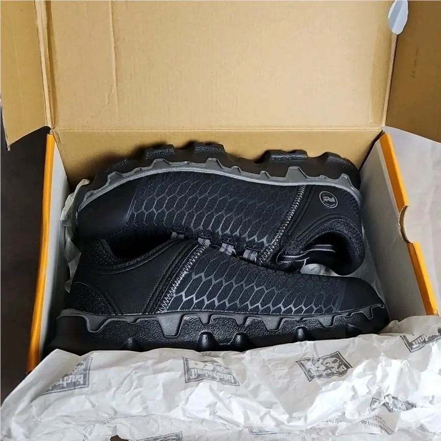 Timberland shoes - Powertrain Sport Alloy Toe - Powertrain Sport Alloy Toe - Black and Gray 9