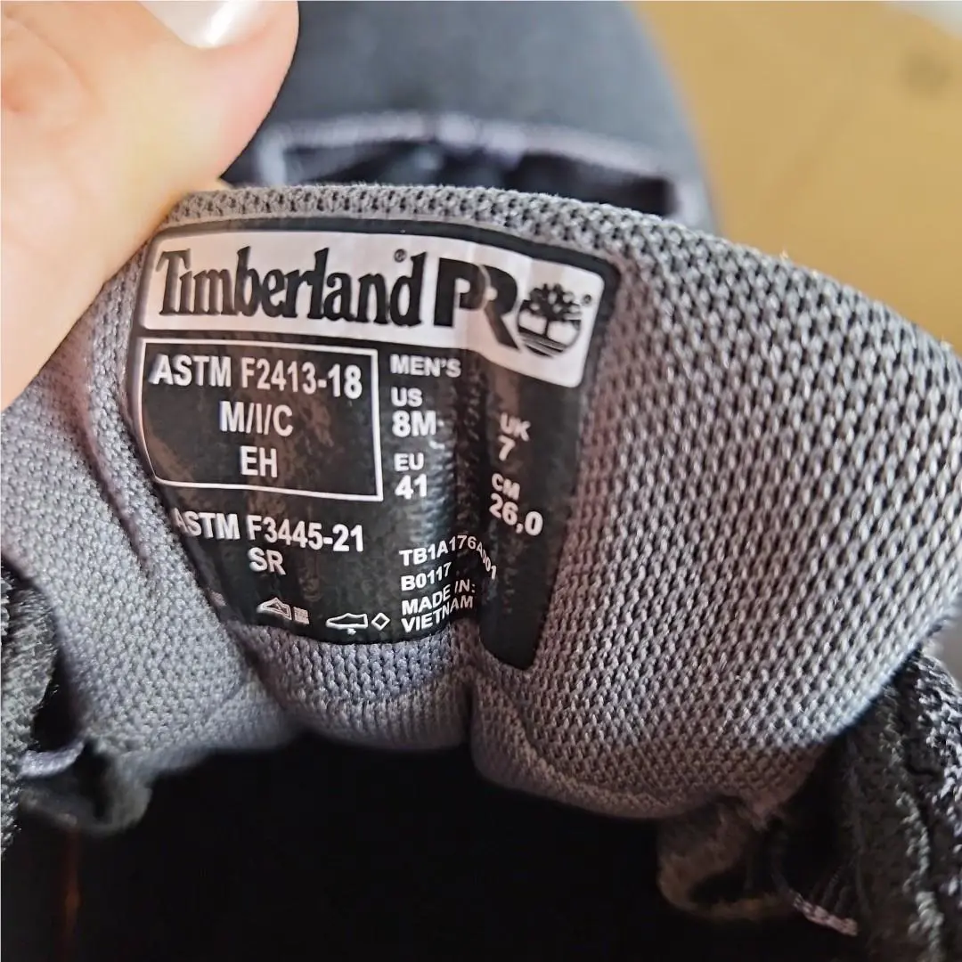 Timberland shoes - Powertrain Sport Alloy Toe - Powertrain Sport Alloy Toe - Black and Gray 5