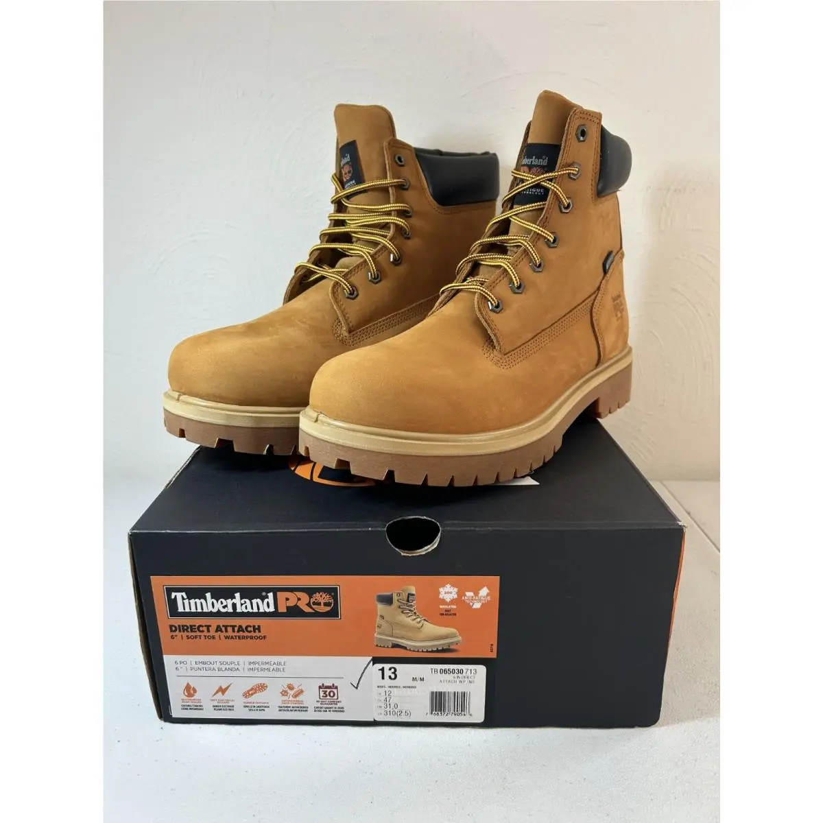 Timberland shoes - Pro - Pro - TB 065030 713 - Wheat (UPC: 0768372790546) 0