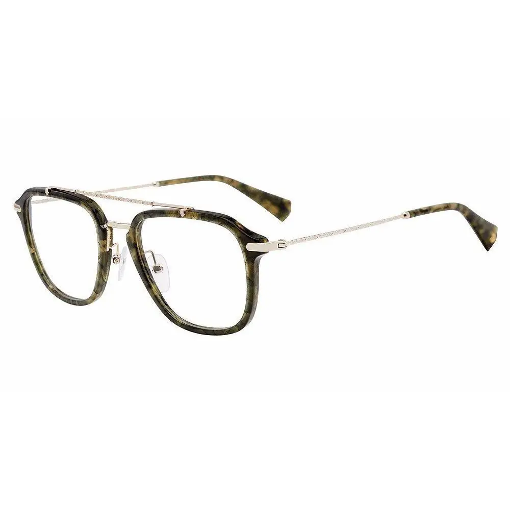John Varvatos VJV441 0OLI Eyeglasses Color Olive 52-20-145