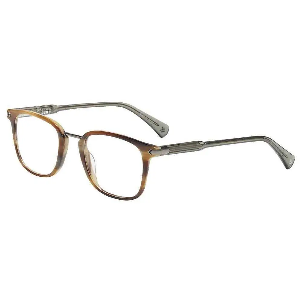John Varvatos VJV423 Color Brown Horn Eyeglasses 49-23-145