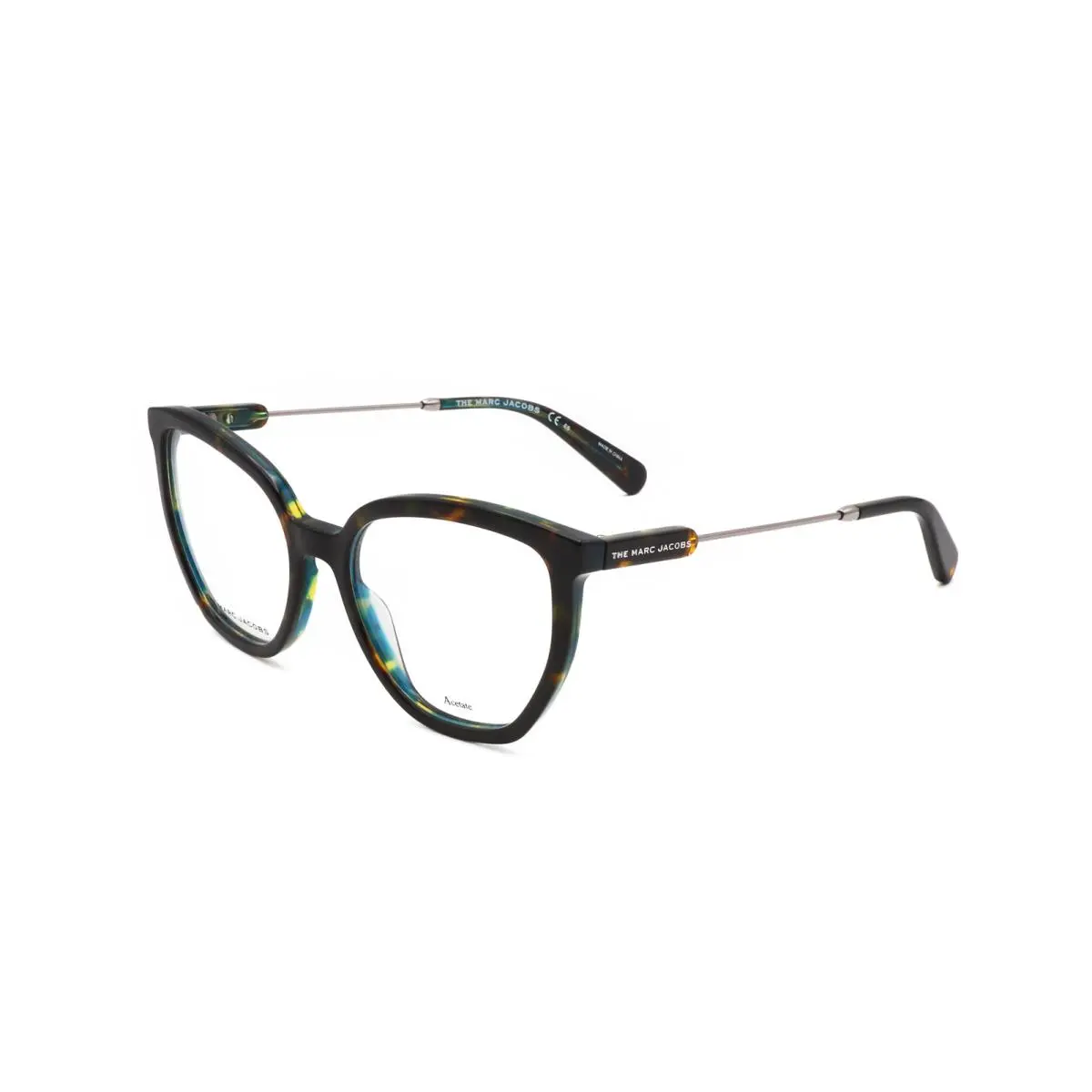 Marc Jacobs Women`s 54 mm Havana Teal Opticals MARC596-0YAP-18