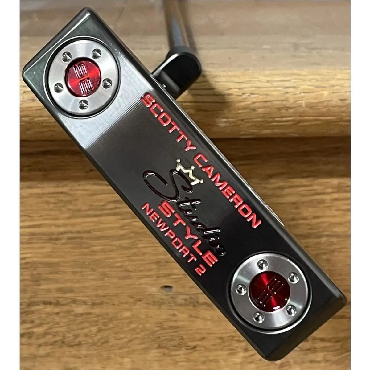 Scotty Cameron  - Studio Style Newport 2 - 2026 - Xtreme Dark Finish - DLC - Red, Lie Angle: Black 2