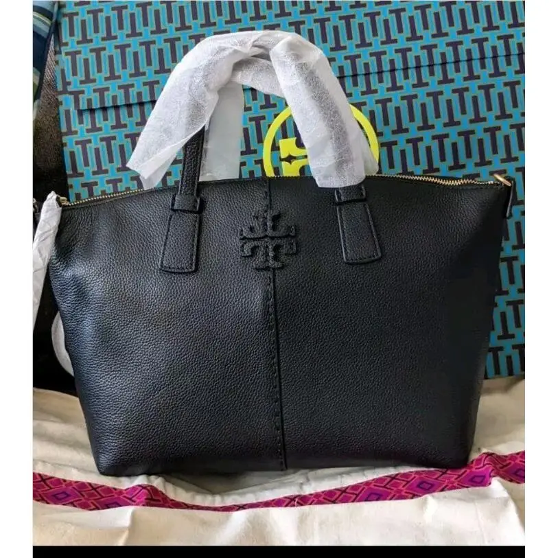 Tory Burch Mcgraw Top Zip Satchel