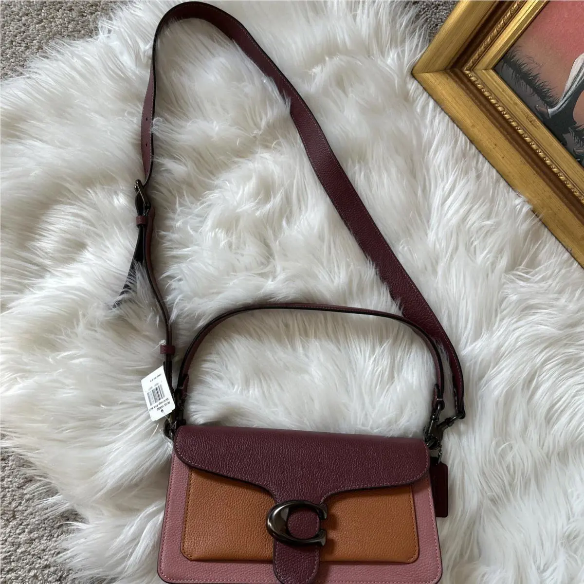 Coach Tabby 26 Color Block Vintage Pink Multi