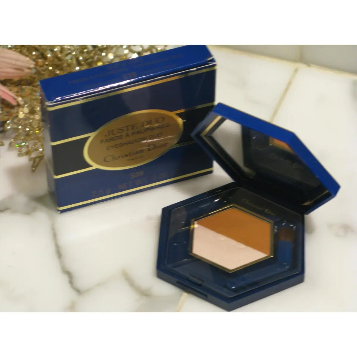 Christian Dior Juste Duo Eyeshadow Duo. Desert Frost. 539. .08 Oz. New