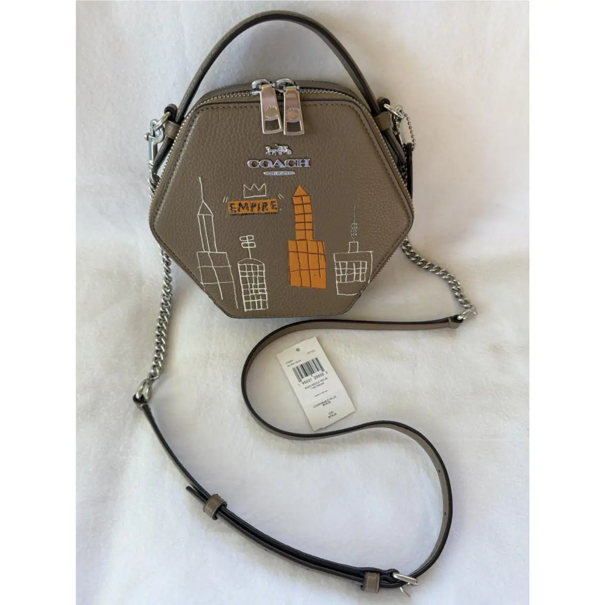 Coach X Jean Michel Basquiat Hexagonal Crossbody C5654