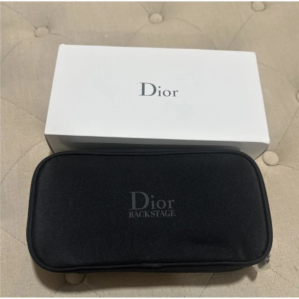 Beautiful Dior Backstage Beauty Cosmetic Pouch- Trousse - Travel W Box