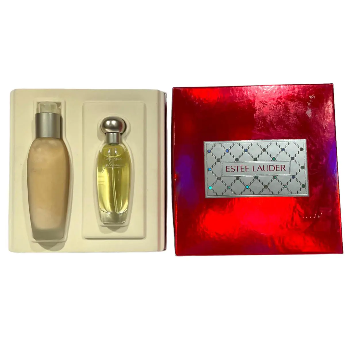 Estee Lauder Pleasures To Delight 1.7 FL OZ Edp Gift Set 3.4 Lotion Perfume Ret