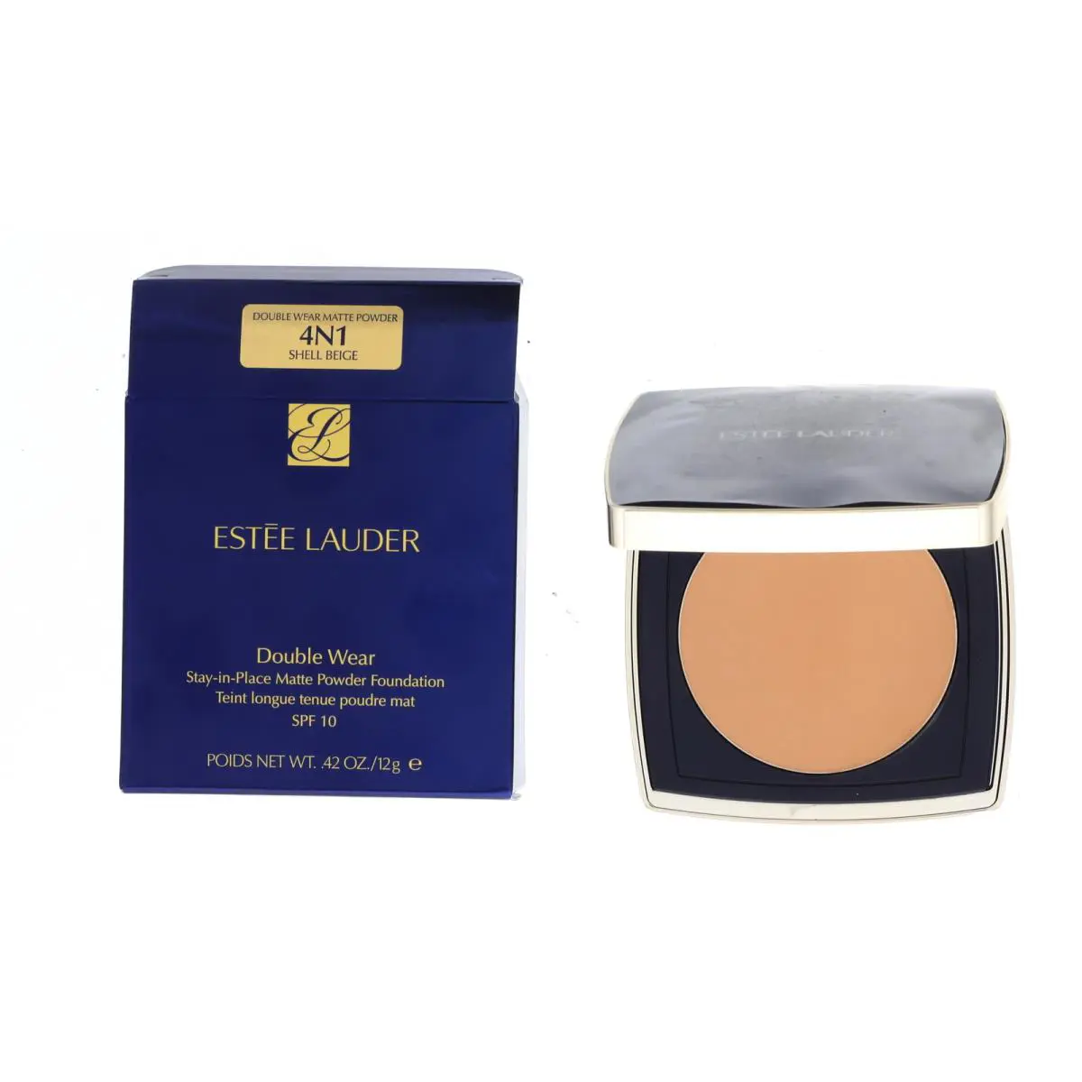 Estee Lauder Double Wear Matte Powder Foundation SPF10 4N1 Shell Beige Pack of 2 by Estée Lauder