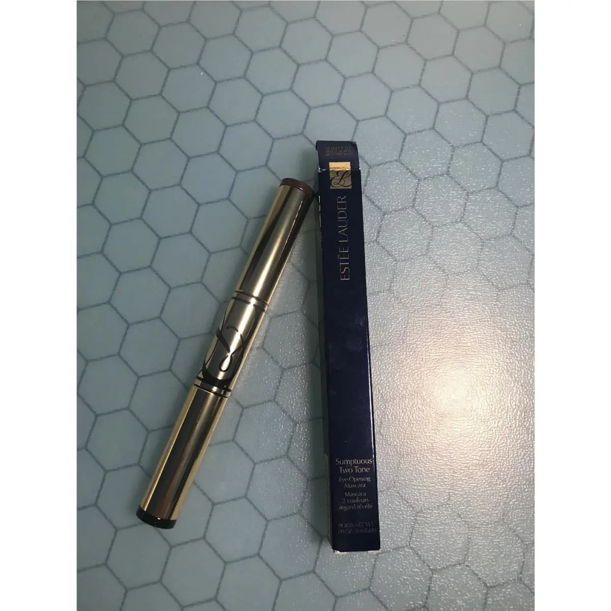 Estee Lauder Sumptuous Two Tone Eye Opening - 01 Bold Black / Rich Brown