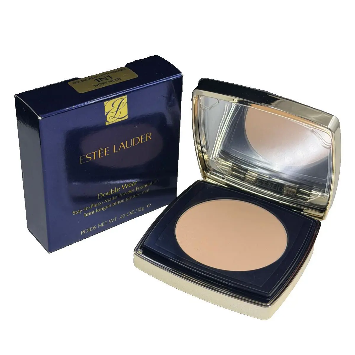 Estee Lauder Double Wear 1N1 Ivory Matte Powder Foundation 0.42 oz by Estée Lauder