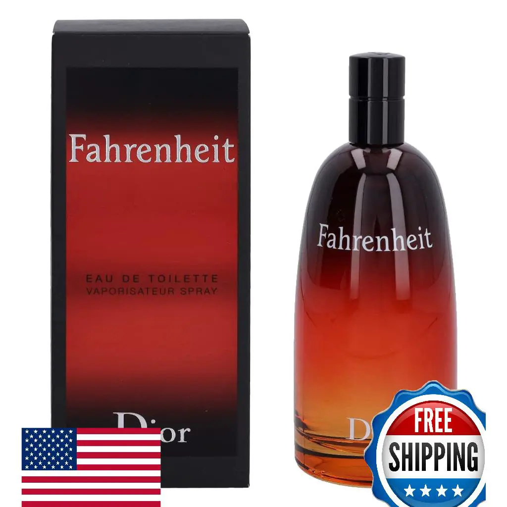 Dior Fahrenheit Men Eau De Toilette Spray 6.8 Oz - Classic Masculine Fragrance - As Shown, Ink: As Shown
