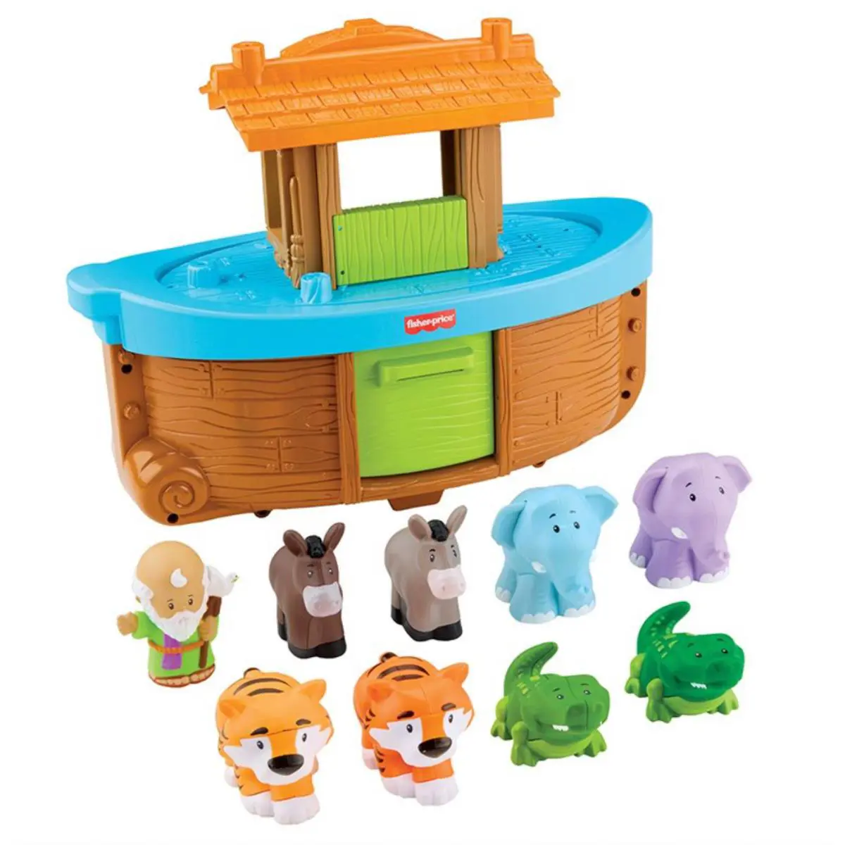 Fisher-price Little People Noah’s Ark Playset Toddler Bible Toy Animals Ages 1-4