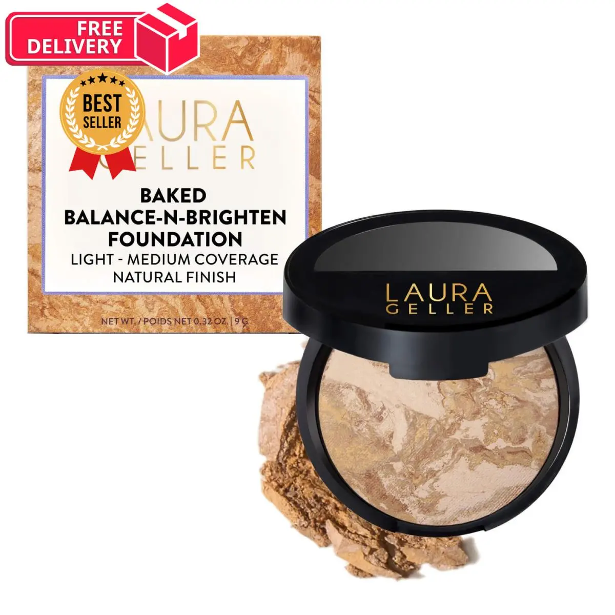 Laura Geller Baked Balance-n-brighten 0.32 Ounce Pack of 1 04 Medium