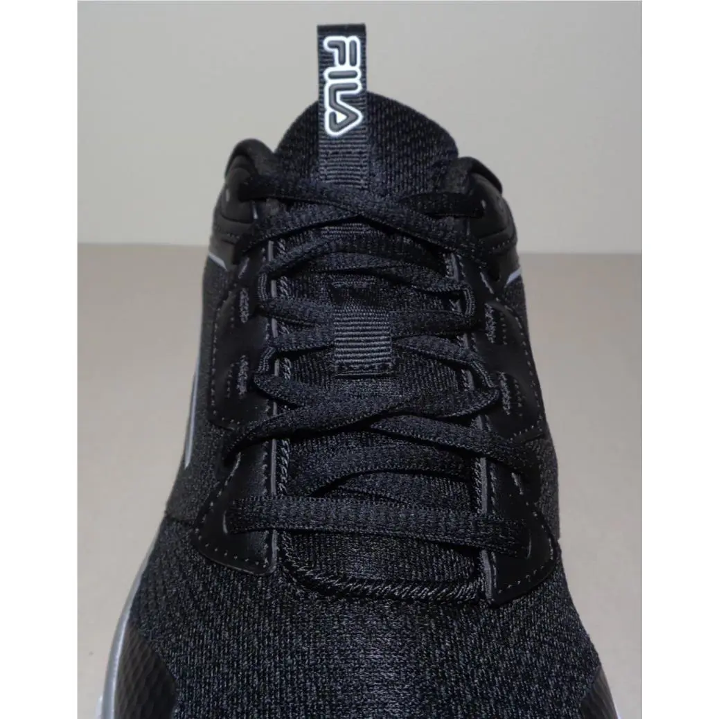 Fila shoes - Action Stride Energized - Action Stride Energized - Black / White / Matte Silvery Metallic (UPC: 196447866917) 9