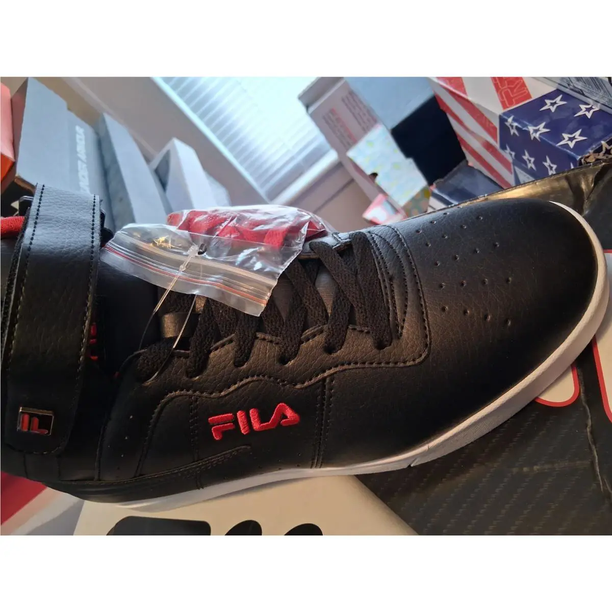 Fila shoes - Fila Vulc 13 - Vulc - Black and Red 2