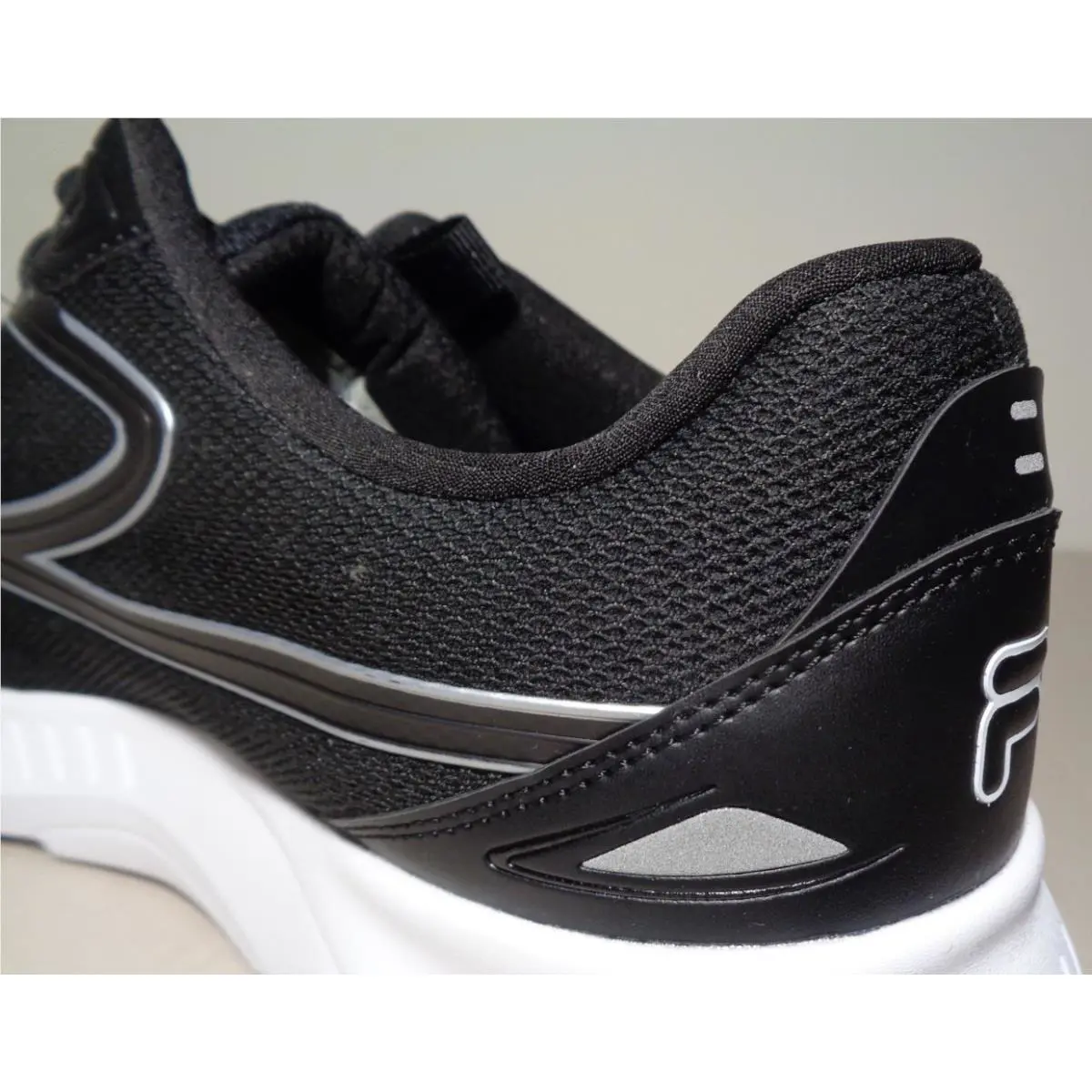 Fila shoes - Action Stride Energized - Action Stride Energized - Black / White / Matte Silvery Metallic (UPC: 196447866924) 13