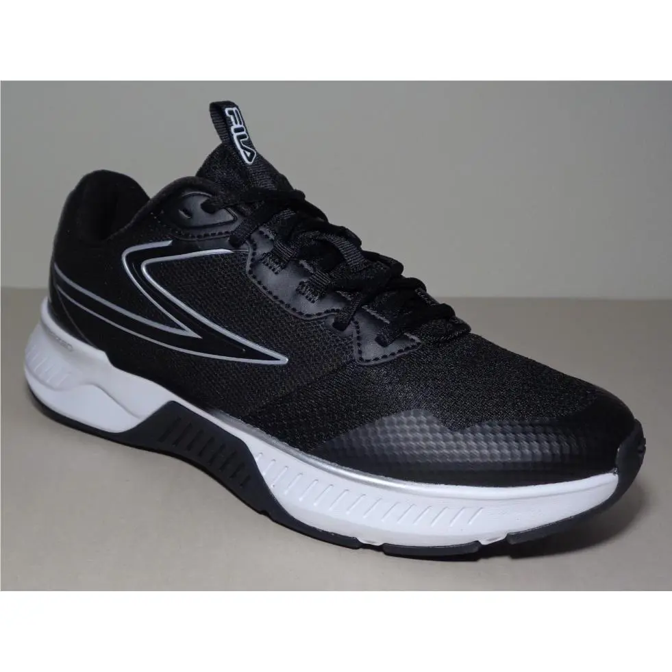 Fila shoes - Action Stride Energized - Action Stride Energized - Black / White / Matte Silvery Metallic (UPC: 196447866924) 5