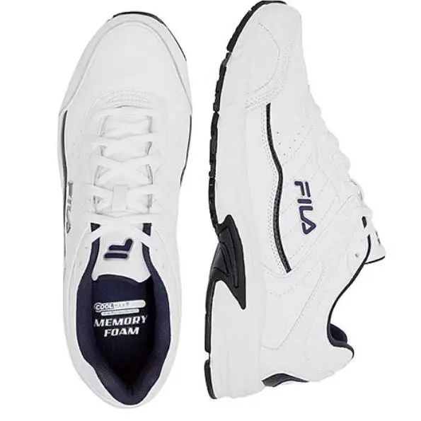 Fila shoes - 1SR20831109 - 1SR20831-109 - White/Fila Navy/Metallic Silver (UPC: 789482149987) 3