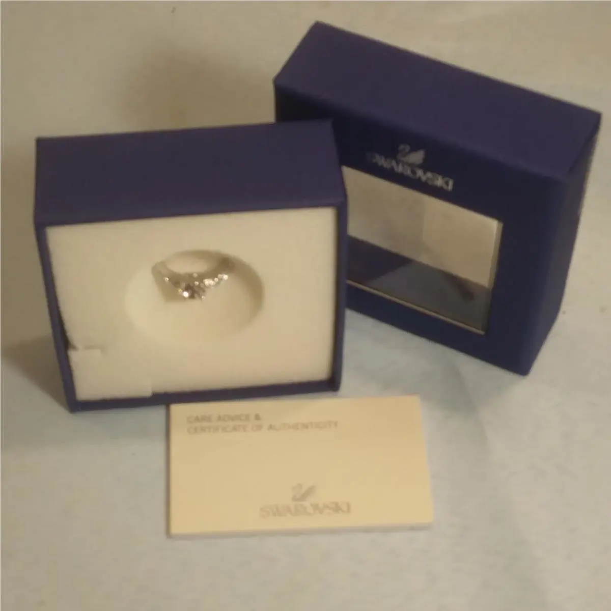 Swarovski Ring Trilogy Size 6.75