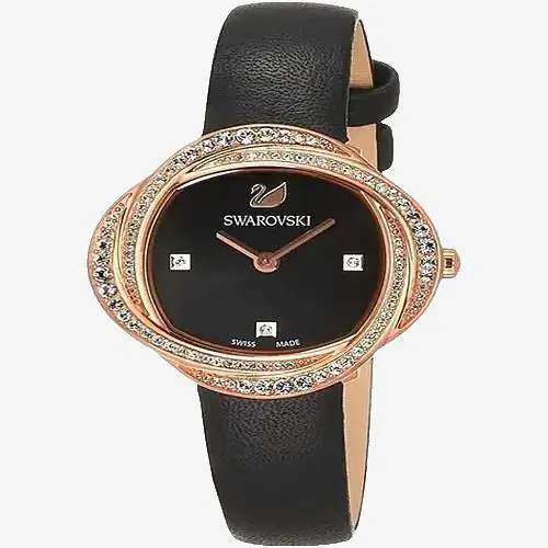 Swarovski 5552421 Flower Designs Black Womens Watch