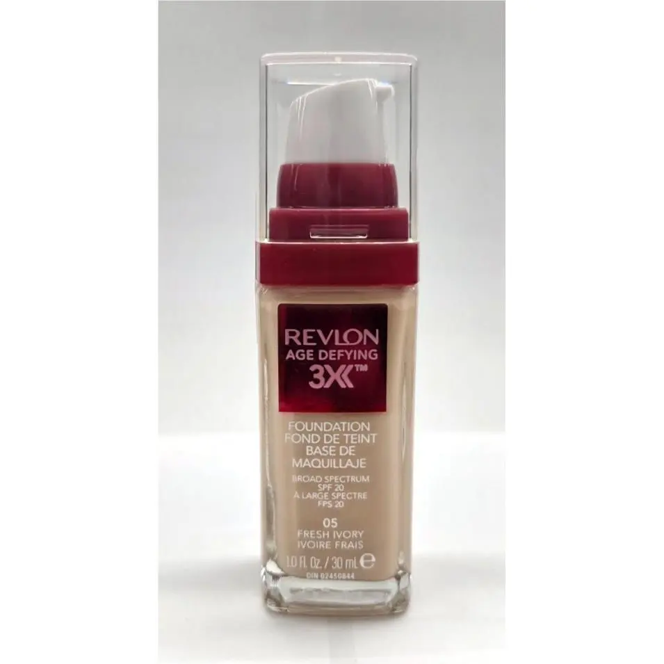 Revlon Age Defying 3X Firming Lifting Anti Aging Foundation-05 Fresh Ivory