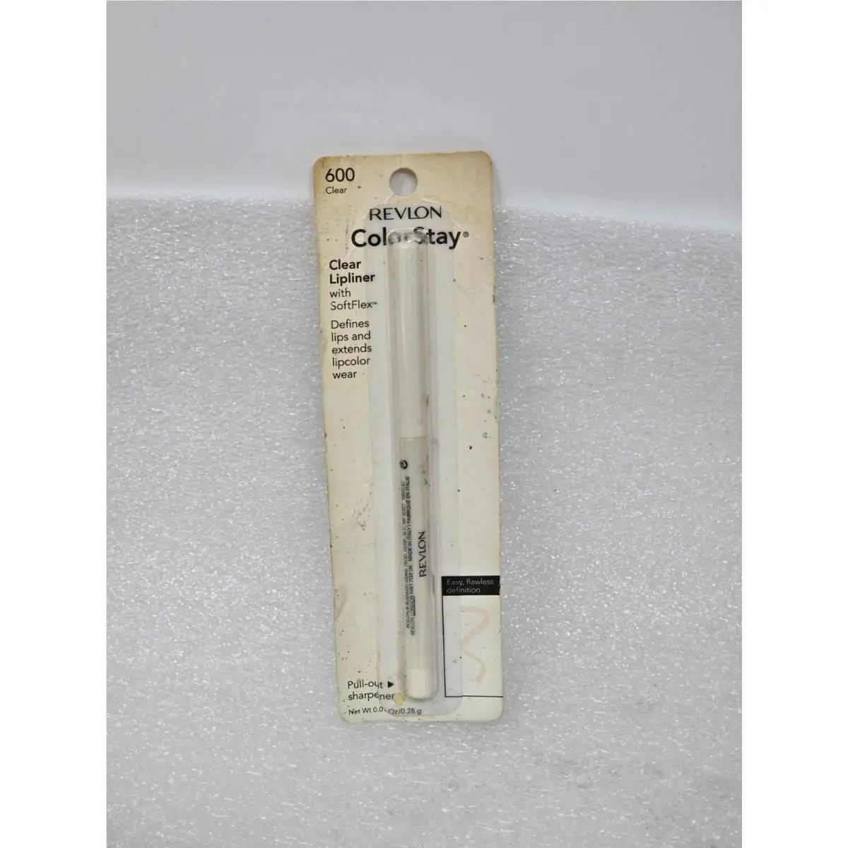 Revlon Colorstay Clear Lip Liner 600 Softflex Defines Lips Extends Lipcolor