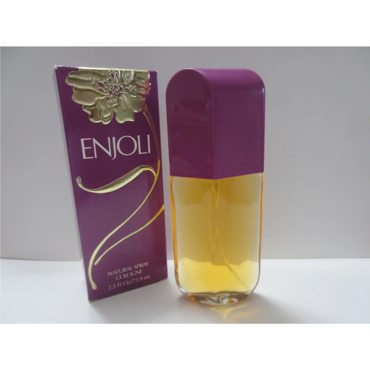 Vintage Enjoli BY Revlon 2.5 oz Natural Cologne Spray Rare Full