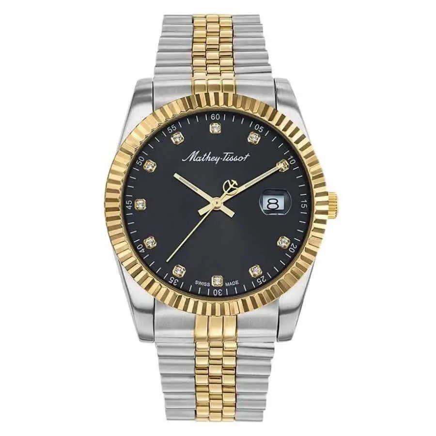 Mathey-tissot H710BN Rolly Iii Black Dial 40 mm Men`s Watch by Tissot