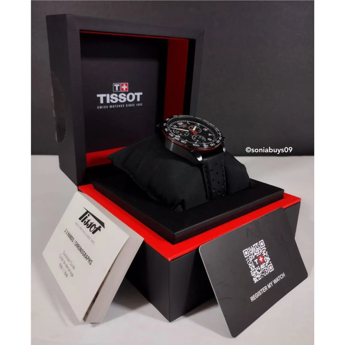 Tissot Prs 516 Quartz Chronograph Men`s Watch Black