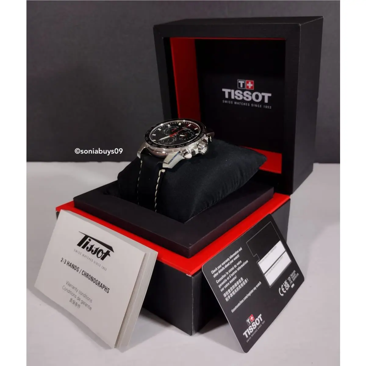 Tissot Supershot Chrono Men`s Watch Black
