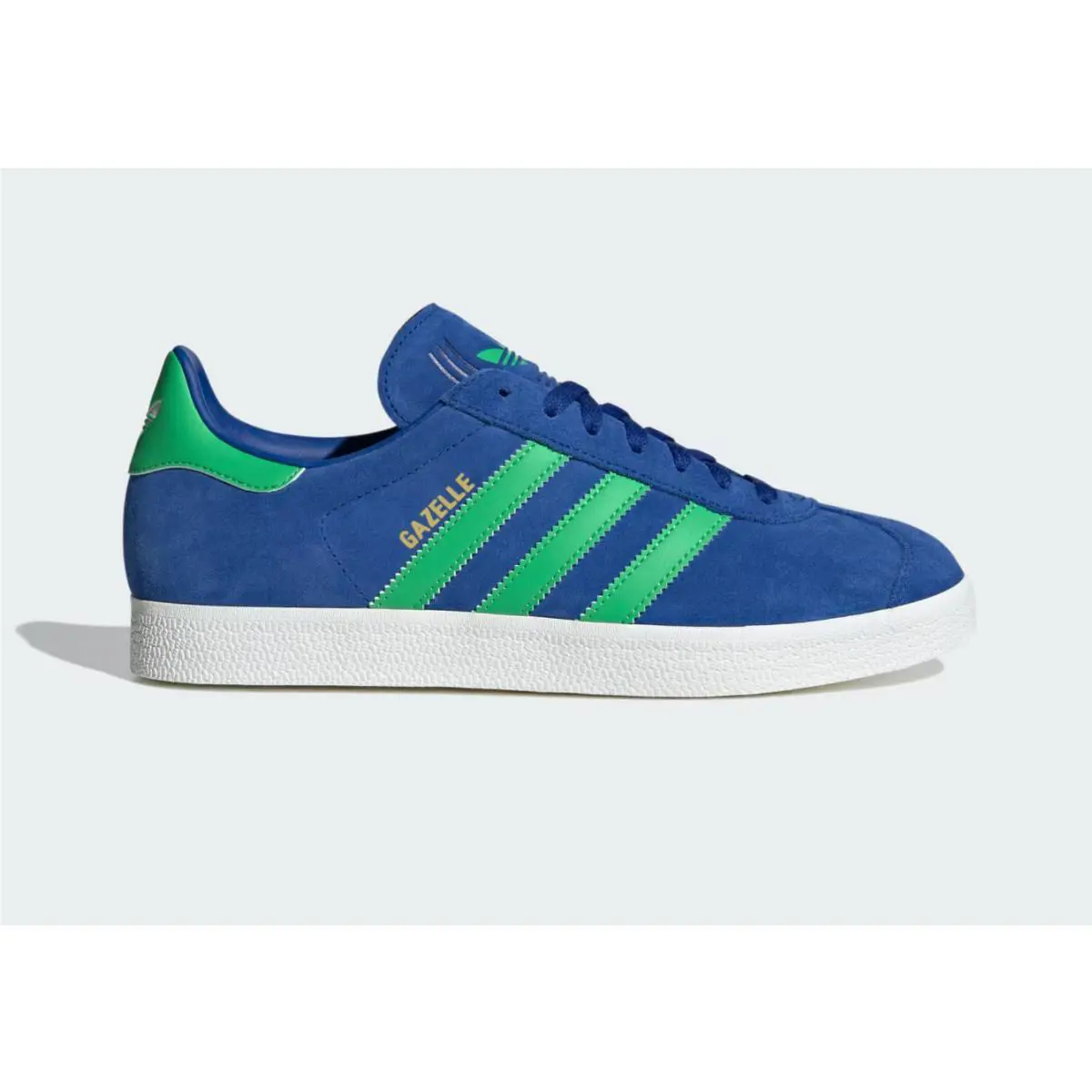 Adidas Gazelle JH5389 Royal Blue Energy Green Suede Sneakers