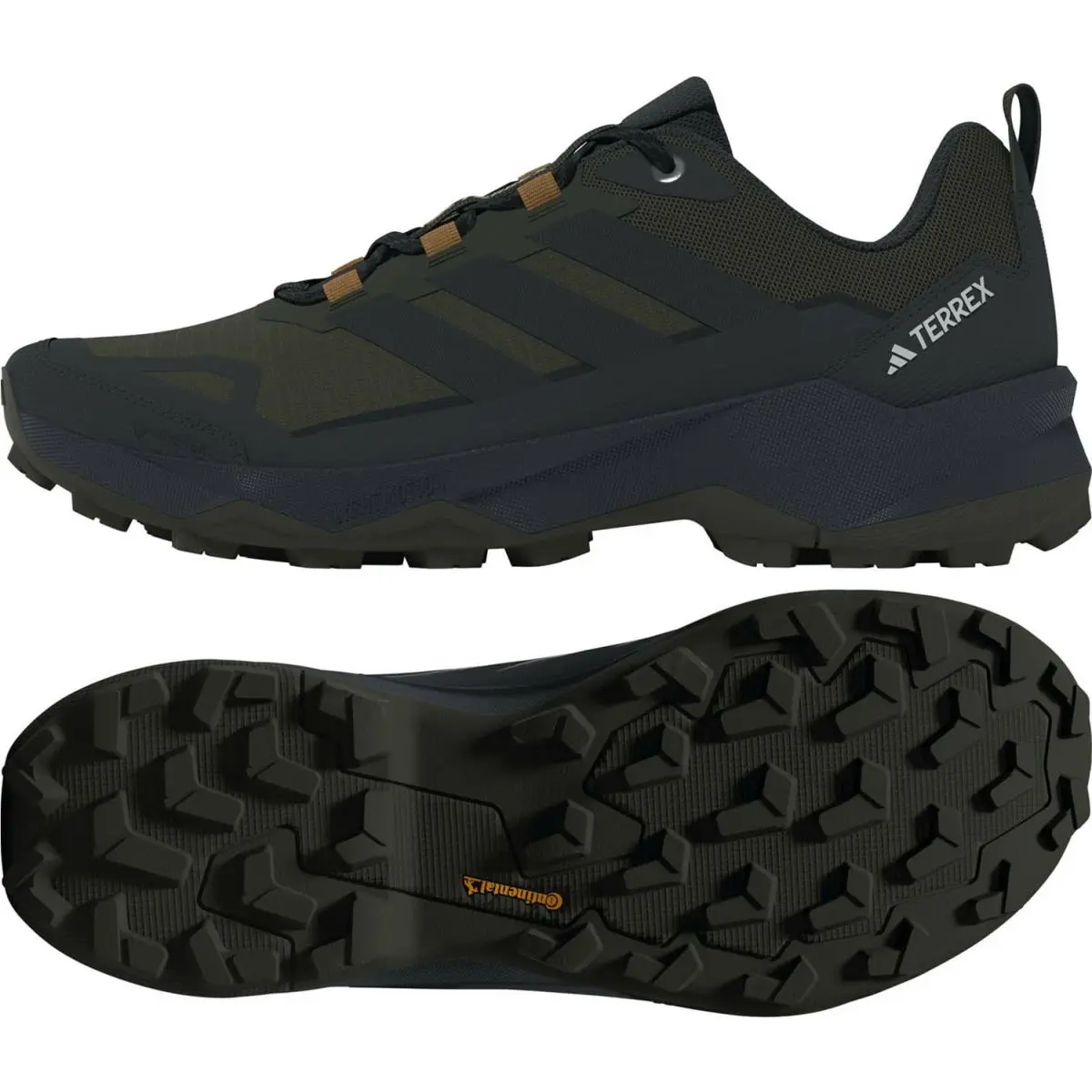 Adidas Mens Terrex Skychaser Ax5 Gtx Low Top Sneakers - Shaoli / Carbon / Brostr