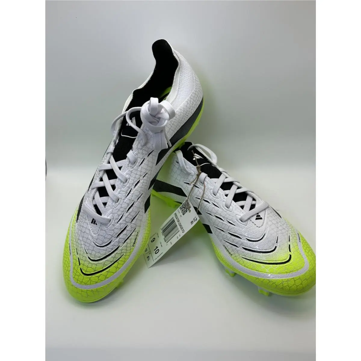 Adidas Predator League Pro Fg/mg Men’s Soccer Cleats – Black/white/neon US 9-10