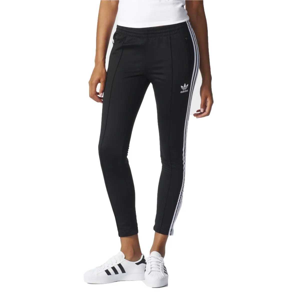 Adidas Originals Sst Women`s Track Pants Black/white bk0004