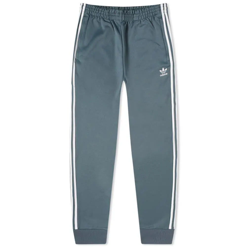Adidas Originals Track Pants Grey Jogger Classic Superstar Retro Logo Men Size