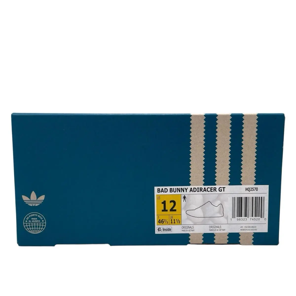 Adidas shoes - Bad Bunny X Mercedes Adi Racer GT - HQ2570 - Black 9