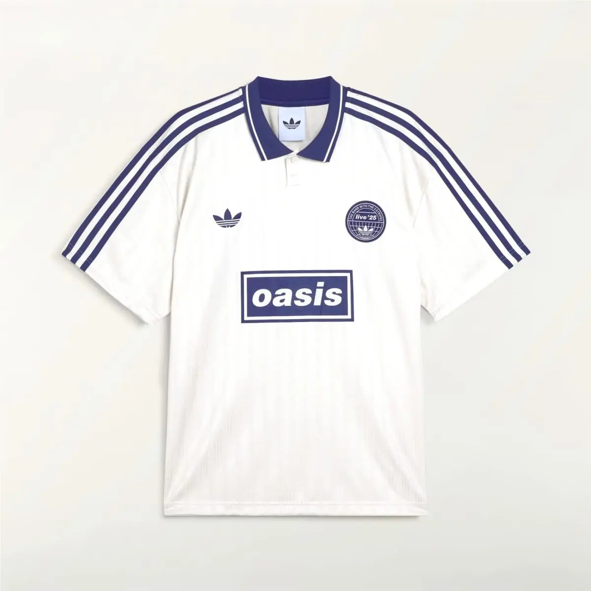Adidas clothing - adidas x Oasis Tour Jacquard Jersey - KW6285 KW6284 - White 0