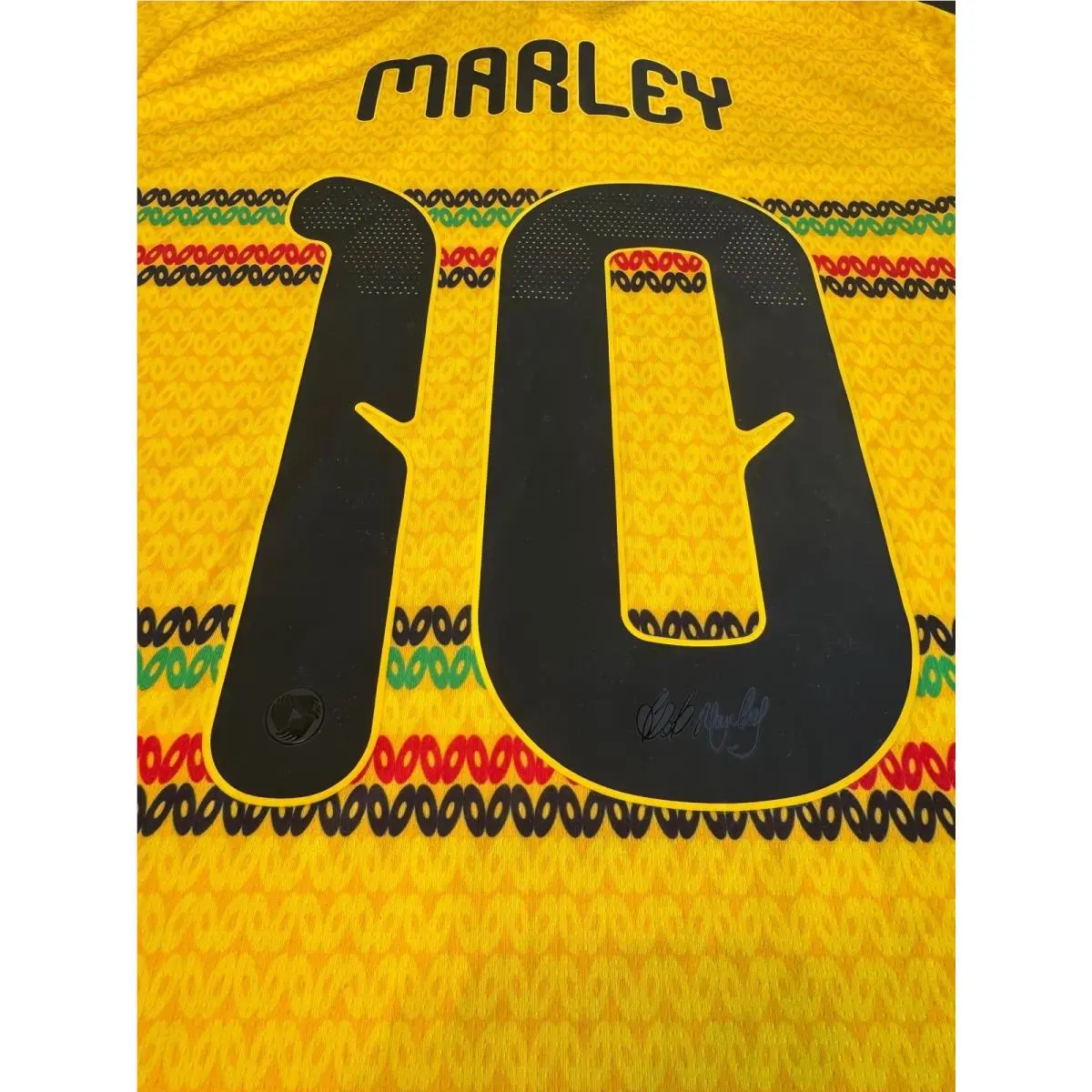 Adidas Bob Marley Home Jersey Number 10 Bold Gold Retro Rare Originals Men Top