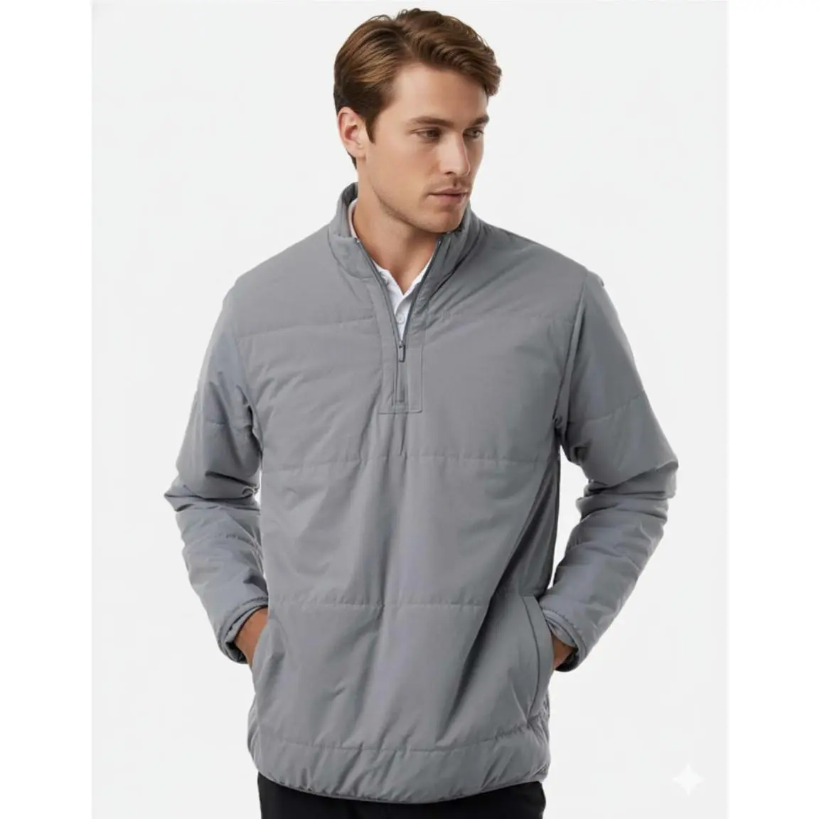 Adidas Men’s A2016 Arctic Performance Quarter Zip Lightweight Golf Layer