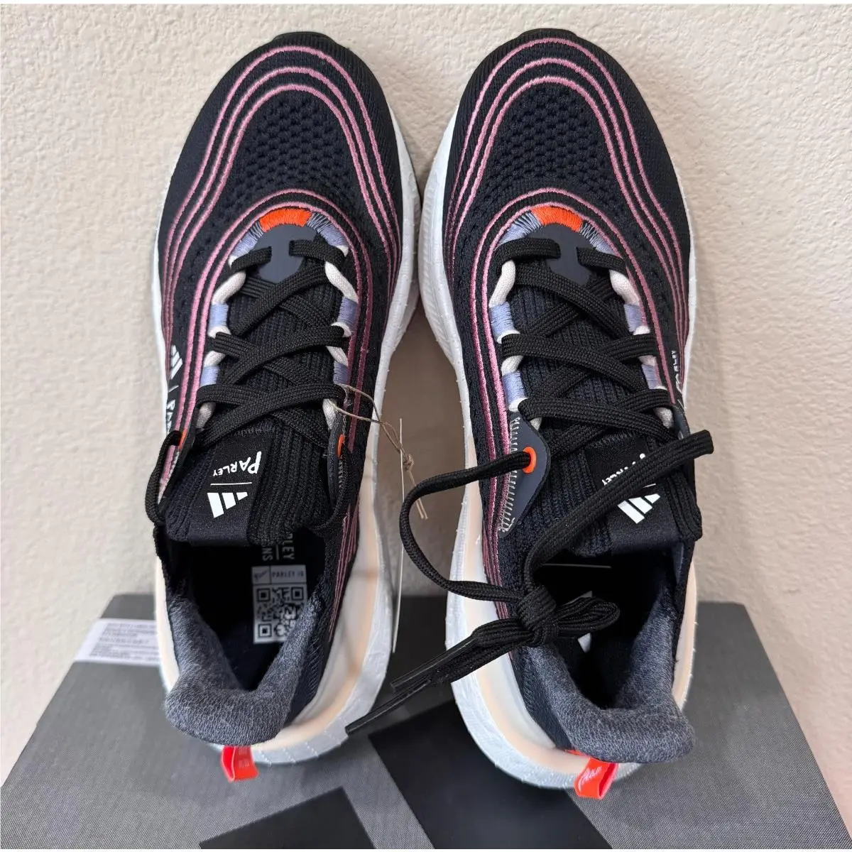 Adidas shoes - adidas UltraBoost Light - UltraBoost Light - HQ1399 - Core Black / Cloud White / Grey Five / Solar Red 10
