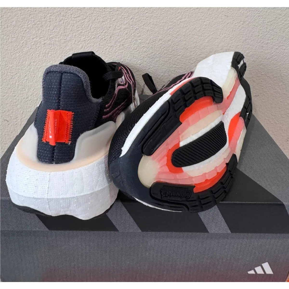 Adidas shoes - adidas UltraBoost Light - UltraBoost Light - HQ1399 - Core Black / Cloud White / Grey Five / Solar Red 9